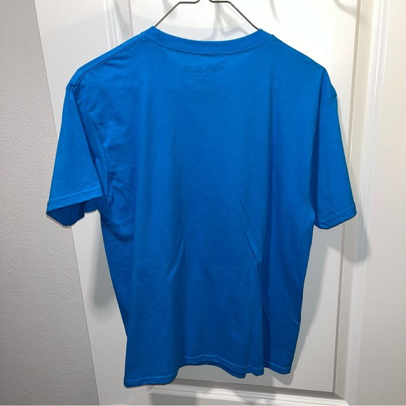 New FIFTH SUN BOYS TURQUOISE SHORT SLEEVE T-SHIRT EMOJI “ HOMEWORK “ SIZE L - Picture 3 of 4